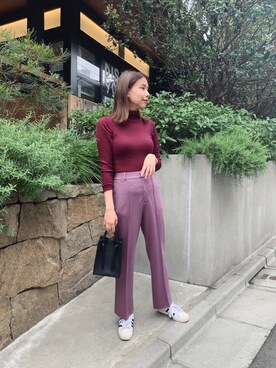 古屋美咲さん（レディース・166cm）の秋コーディネート