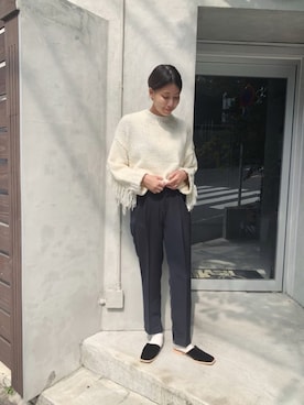 古屋美咲さん（レディース・166cm）の秋コーディネート
