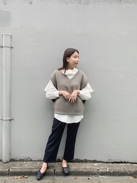 古屋美咲さん(レディース・166cm)の秋コーディネート