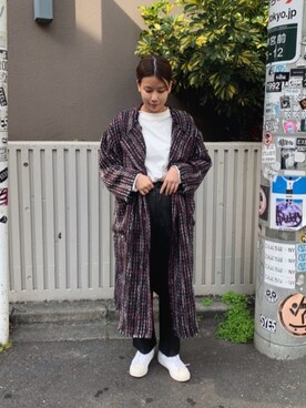 古屋美咲さん（レディース・166cm）の冬コーディネート