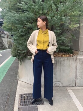 古屋美咲さん（レディース・166cm）の冬コーディネート