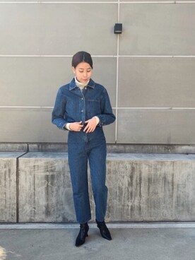 古屋美咲さん(レディース・166cm)の冬コーディネート