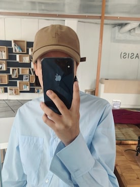 「eL（エル）のアイテム（帽子）」を使った、古屋美咲さん（レディース・166cm）の秋コーディネート