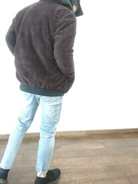 「シンプルおしゃれが好き」｜「アイテム（その他アウター）」を使った、みーさんさん（メンズ・165cm）の秋コーディネート