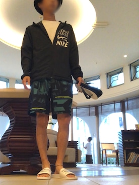 「アイテム（ハット）」を使った、y.sさん（メンズ・169cm）の秋コーディネート