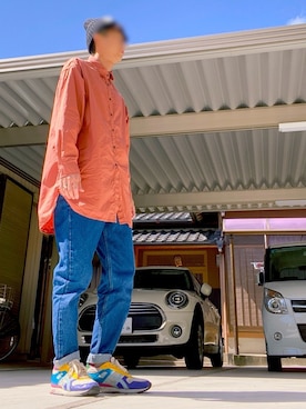 「アイテム（スニーカー）」を使った、y.sさん（メンズ・169cm）の春コーディネート