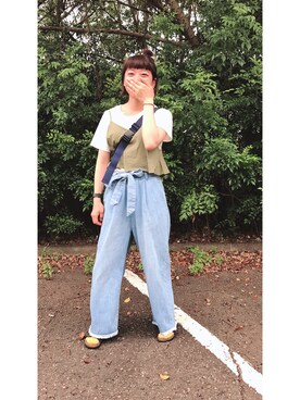 「兩件式」｜ NAさん（レディース・150cm）の夏コーディネート
