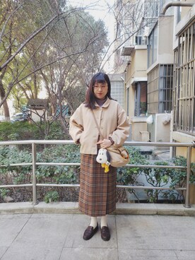 🍪norabearさん（レディース・160cm）の冬コーディネート