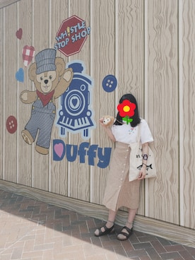 「A land（エーランド）のアイテム」を使った、🍪norabearさん（レディース・160cm）の夏コーディネート