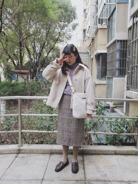 🍪norabearさん（レディース・160cm）の冬コーディネート