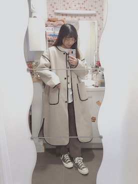 🍪norabearさん（レディース・160cm）の冬コーディネート