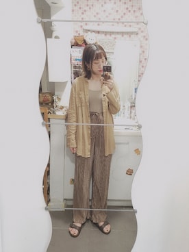 「PairPair（ペアペア）のアイテム（アクセサリー）」を使った、🍪norabearさん（レディース・160cm）の夏コーディネート