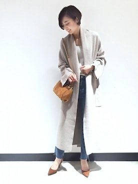 「mother（マザー）のアイテム」を使った、KANAさん（レディース・160cm）の秋コーディネート