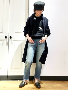 「CAMINANDO（カミナンド）のアイテム」を使った、KANAさん（レディース・160cm）の冬コーディネート