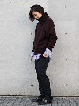 KANAさん（レディース・160cm）の冬コーディネート