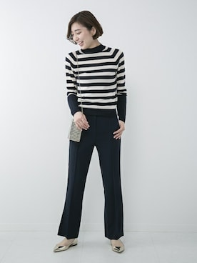 「NINA RICCI（ニナリッチ）のアイテム」を使った、KANAさん（レディース・160cm）の春コーディネート