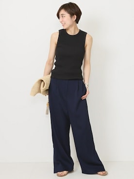 「CINOH（チノ）のアイテム」を使った、KANAさん（レディース・160cm）の春コーディネート