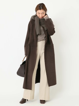 美品◯Deuxieme Classe ミドルゲージVプルオーバーニット カシミヤ Deuxieme Classe（ドゥーズィエムクラス）の「ミドルゲージVプル