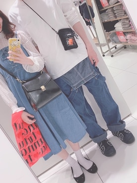 「アイテム（バレエシューズ）」を使った、こたなつさん（レディース・162cm）の秋コーディネート