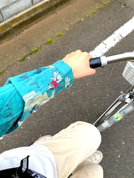 「日焼けしたくない」｜Mugichaさん（レディース・155cm）の夏コーディネート