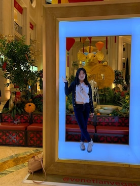 「Las Vegas」｜Siyao Liさん（レディース・157cm）の夏コーディネート