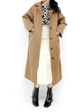 「LVEU.（ラブユ.）のアイテム（ジャケット/アウター）」を使った、LVEU.さん（レディース・163cm）の冬コーディネート