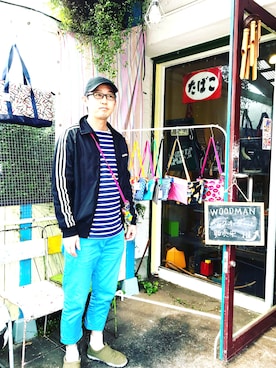 「エアモック」｜スーさん（メンズ・175cm）の春コーディネート