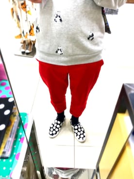 「FOREVER 21（フォーエバー トゥエンティーワン）のアイテム（スウェット、グレー系）」を使った、スーさん（メンズ・175cm）の春コーディネート