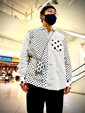 「woodmanのICカード、キーケース（バッグ、その他）」を使った、スーさん（メンズ・175cm）の春コーディネート