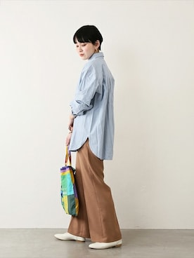「REMME（レメ）のアイテム（パンプス）」を使った、TOYAMAさん（レディース・165cm）の春コーディネート