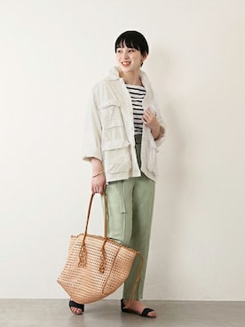 「ROTHCO（ロスコ）のアイテム」を使った、TOYAMAさん（レディース・165cm）の春コーディネート