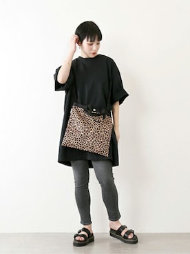 「Drifter（ドリフター）のアイテム」を使った、TOYAMAさん（レディース・165cm）の春コーディネート