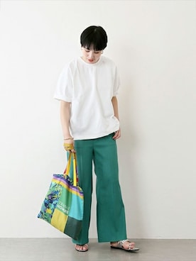 「CAMBER（キャンバー）のアイテム」を使った、TOYAMAさん（レディース・165cm）の春コーディネート