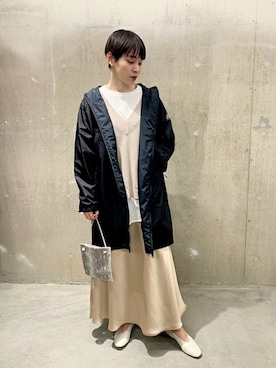 「REMME（レメ）のアイテム」を使った、TOYAMAさん（レディース・165cm）の春コーディネート