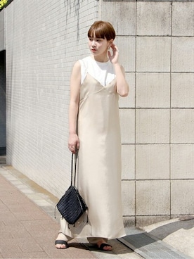 「PLAKTON（プラクトン）のアイテム」を使った、TOYAMAさん（レディース・165cm）の春コーディネート