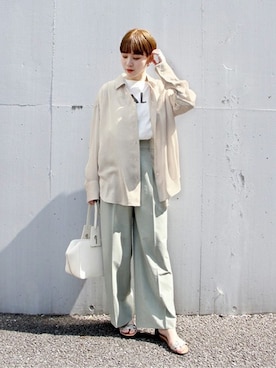 「RIDING HIGH（ライディングハイ）のアイテム」を使った、TOYAMAさん（レディース・165cm）の春コーディネート