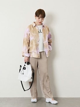 「RIDING HIGH（ライディングハイ）のアイテム」を使った、TOYAMAさん（レディース・165cm）の春コーディネート