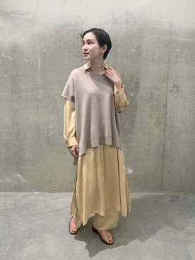 「melissa（メリッサ）のアイテム」を使った、TOYAMAさん（レディース・165cm）の春コーディネート