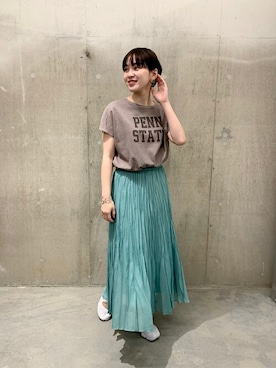 「RIDING HIGH（ライディングハイ）のアイテム」を使った、TOYAMAさん（レディース・165cm）の春コーディネート