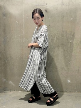 「PHILIPPE AUDIBERT（フィリップ オーディベール）のアイテム（バングル/リストバンド）」を使った、TOYAMAさん（レディース・165cm）の春コーディネート