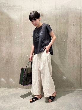 「PROTCOL（プロトコル）のアイテム」を使った、TOYAMAさん（レディース・165cm）の春コーディネート