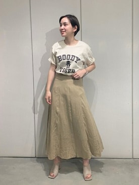 「JANESMITH（ジェーンスミス）のアイテム」を使った、TOYAMAさん（レディース・165cm）の夏コーディネート