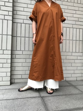 「YANUK（ヤヌーク）のアイテム」を使った、fukaminさん（レディース・153cm）の春コーディネート