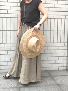「URBAN RESEARCH Sonny Label（アーバンリサーチサニーレーベル）のアイテム（腕時計）」を使った、fukaminさん（レディース・153cm）の春コーディネート