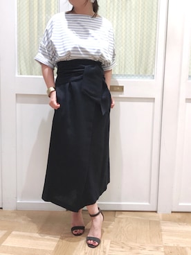 「マリン」｜fukaminさん（レディース・153cm）の夏コーディネート