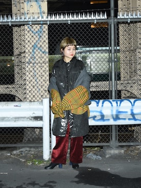 「CHRISTIAN DADA（クリスチャンダダ）のアイテム」を使った、渡辺真理さん（レディース・156cm）の春コーディネート