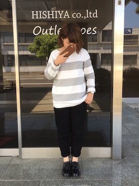 「welleg（ウェレッグ）のアイテム」を使った、kumapiさん（レディース・146cm）の春コーディネート