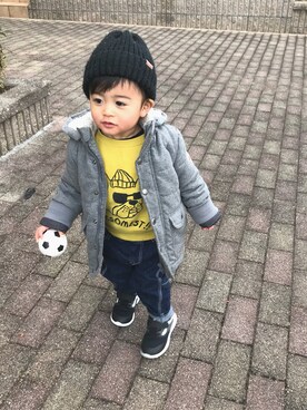 so_cさん(キッズ・80cm)の冬コーディネート