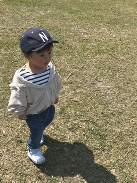 so_cさん（キッズ・90cm）の春コーディネート