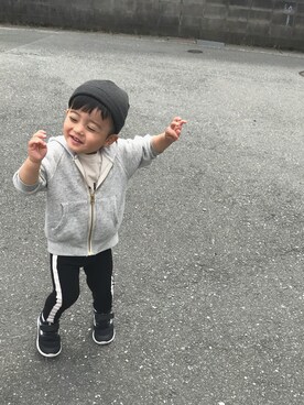 so_cさん（キッズ・90cm）の春コーディネート